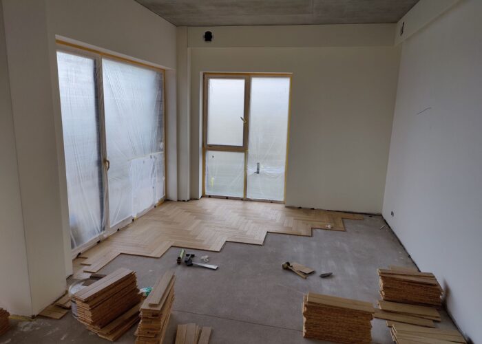 Parketlenčių klijavimas_Atlikti darbai_Būsto artelė